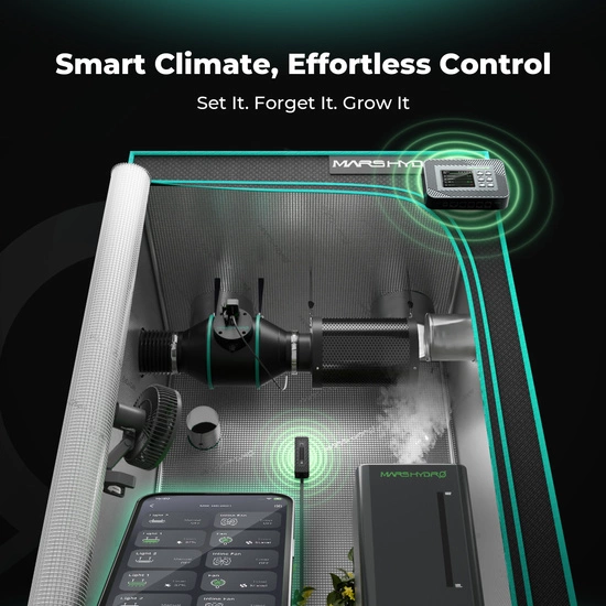 Mars Hydro Controller 43 - Inteligentny kontroler środowiska z czujnikiem temperatury/wilgotności/światła 3w1