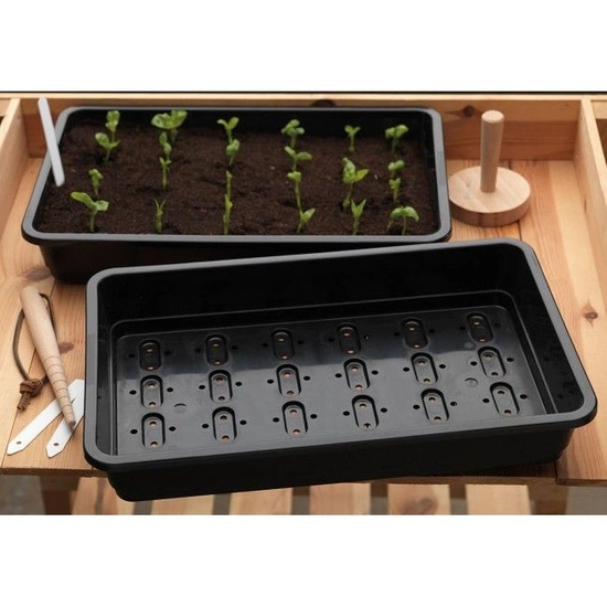 Propagator Garland black 37.5 x 23 xh 6cm tray with holes