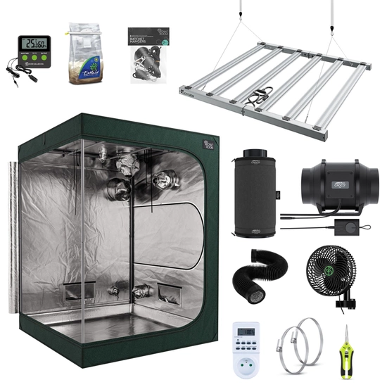 Growbox Zestaw RoyalRoom C150 150x150x200 + LED LUCKYGROW FLEX 720W 2.85