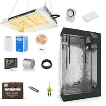 Growbox Set with 2x LED Mars Hydro TS 600  + RoyalRoom® 100x50x160