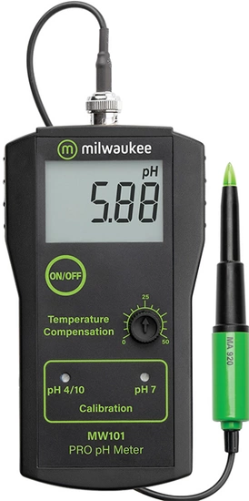 Milwaukee MW101-SOIL pH Meter Kit