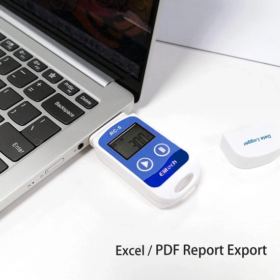 Elitech Przenośny rejestrator temperatury USB RC-5 z ekranem | data logger
