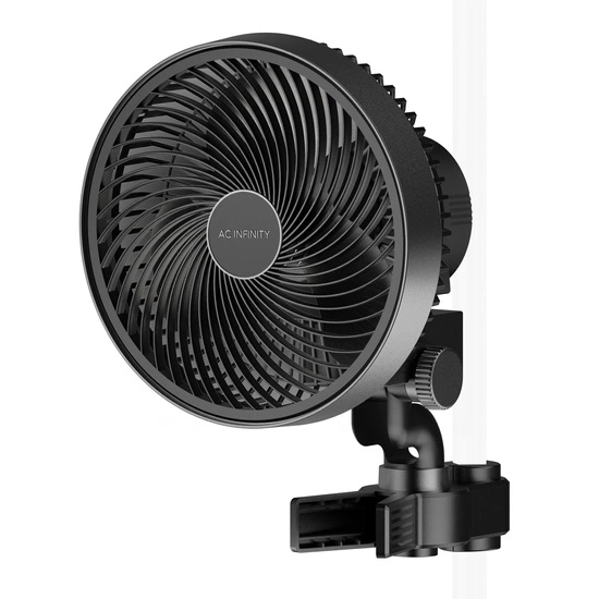 AC Infinity Cloudray S6 Gen 2 Oscillating Clip Fan 12W 10-speed fi 160mm - next-gen clip fan for grow tents