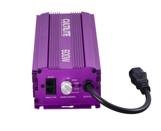 Cultilite Ballast C600 Dimmable - zasilacz 600W do lamp HPS/MH z regulacją mocy