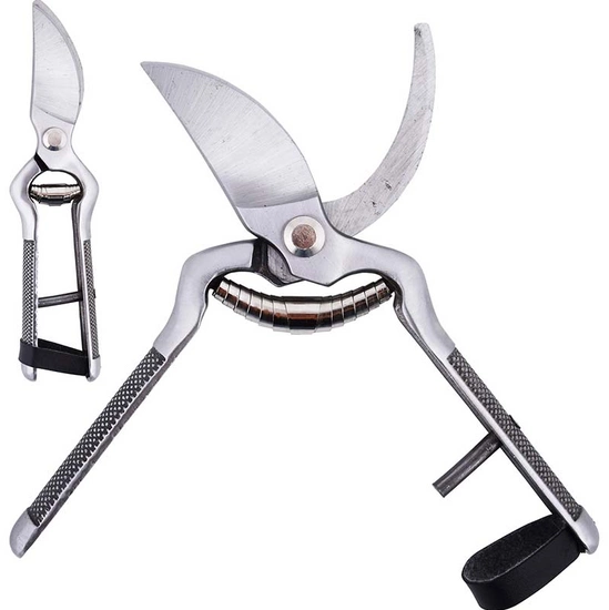 Esschert Design – Wytrzymały sekator z ostrzami ze stali węglowej