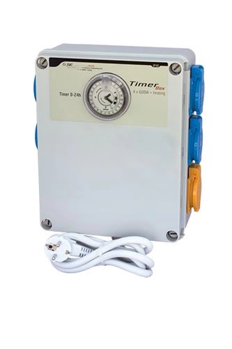 GSE timer with heat-absorbing relay 4x600w SD14-216EU