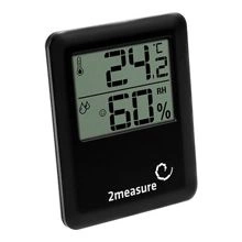 Weather station, electronic thermometer, 2-measurement hygrometer