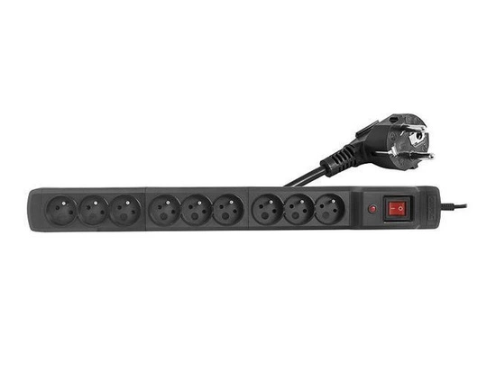 ARC Power strip 9-socket extension cable with 4.5m switch and fuse