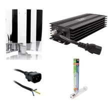 Complete HP Set 600W - ELECTRONIC BALLAST LUMII BLACK 600W + Osram PlantaStar DUAL 600W + reflector + cable