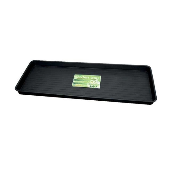 Garland tray black 100x40xh5cm - Premium Growbag Tray Black