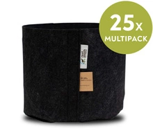 Multipack Root Pouch fabric pot 21x21cm 8L black 25 units
