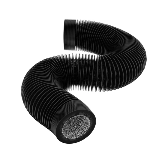 CROCO Duct 100mm 2m - black 4 layer light-tite duct