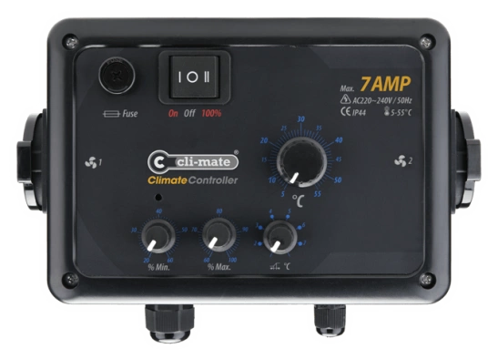 Climate controller with hysteresis Cli-mate  KC-2010T16 16A - ventilation speed controller