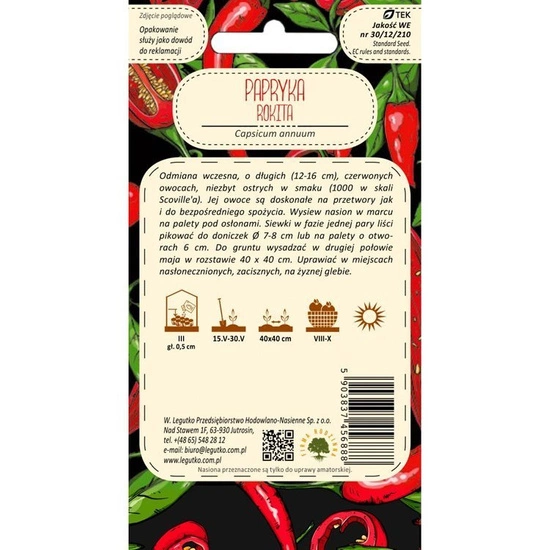 Peppers/Capsicum annuum/Rokita/red/0.45g