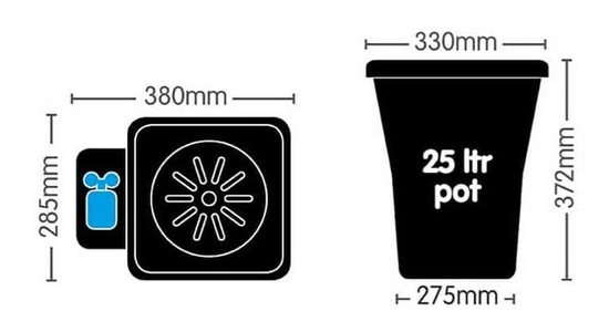 1Pot XL Module 9mm AutoPot with AQUAvalve5
