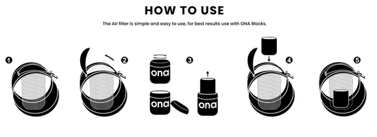 ONA duct container for 100mm ventilation block