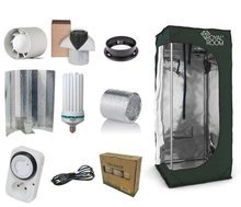 Growbox Zestaw CFL 50x50x120 dual 125W CFL - komplet uprawowy indoor