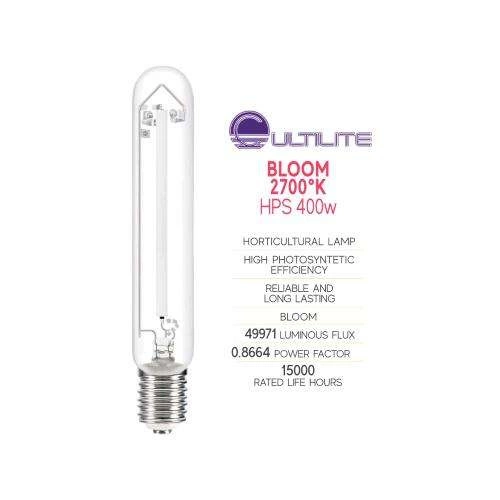 HPS Cultilite BLOOM 2700K 400W lamp