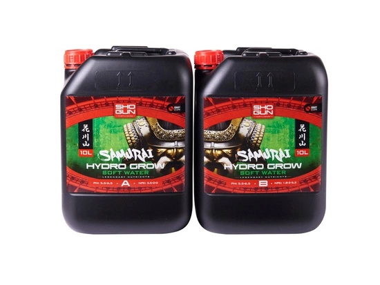 Shogun Fertilisers Samurai Hydro Grow 2x10L Soft Water (A&B)