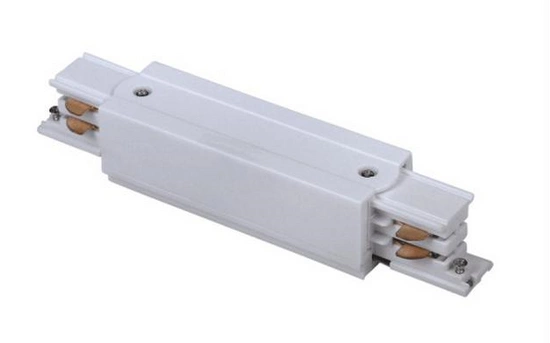 VERTICANA® straight connector for rail | WHITE