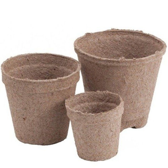 Peat pots Jiffy Pot for seedlings - 100 pcs, 10x9 cm