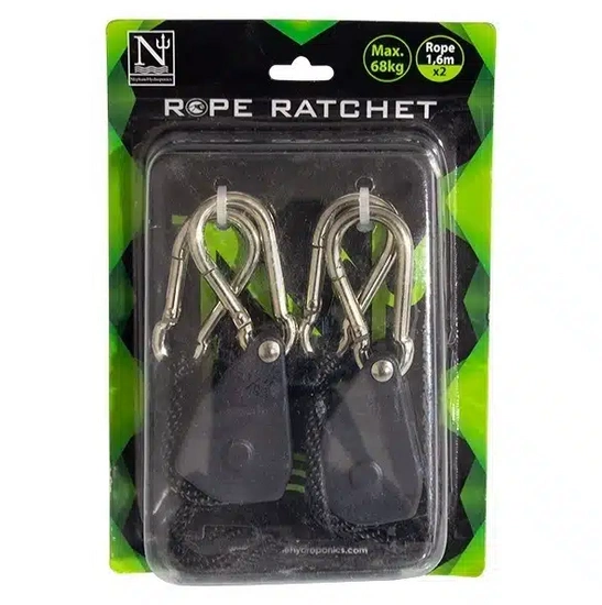 Neptune Hydroponics Ratchet Hangers/ hooks, Light Adjustable Hangers with support up to 68kg