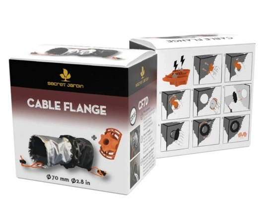  Secret Jardin Kit Cable Flange Ø70 mm Double Socks