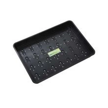 Growing tray with hoiles Garland / black 58x40,5xh7cm