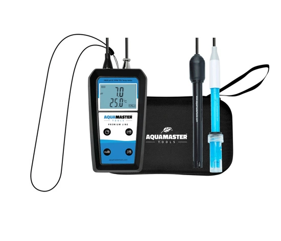 Aqua Master Tools H600 Pro - pH, EC (PPM, TDS) & Temperature meter liquids