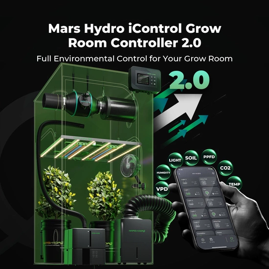 Mars Hydro Controller 43 - Inteligentny kontroler środowiska z czujnikiem temperatury/wilgotności/światła 3w1