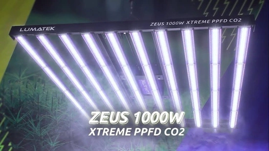 LUMATEK ZEUS LED 1000W Xtreme PPFD CO2 - LAMPA LED / pokrycie 180x180cm