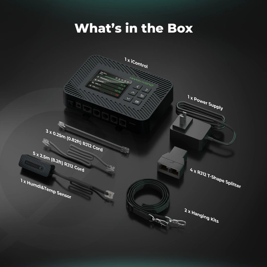 Mars Hydro Controller 43 - Smart Environmental Control System with Temperature/Humidity/Light 3-in-1 Sensor