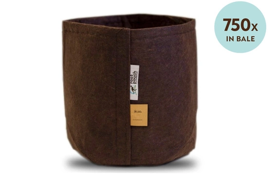 Growbag Root Pouch fabric pot 25,5x21,5cm 12L brown 750 units