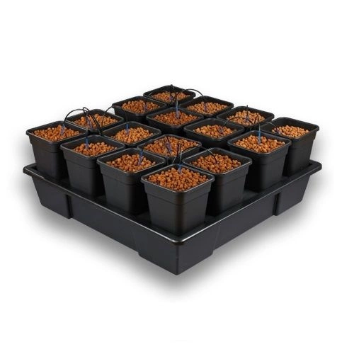 WILMA XXL hydroponic system 16 x 11L - 115x115xh20cm