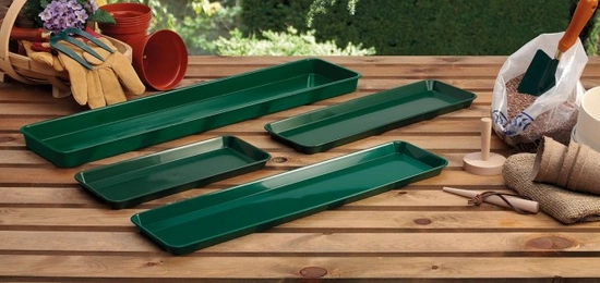 Tray garland green 48x15xh2cm