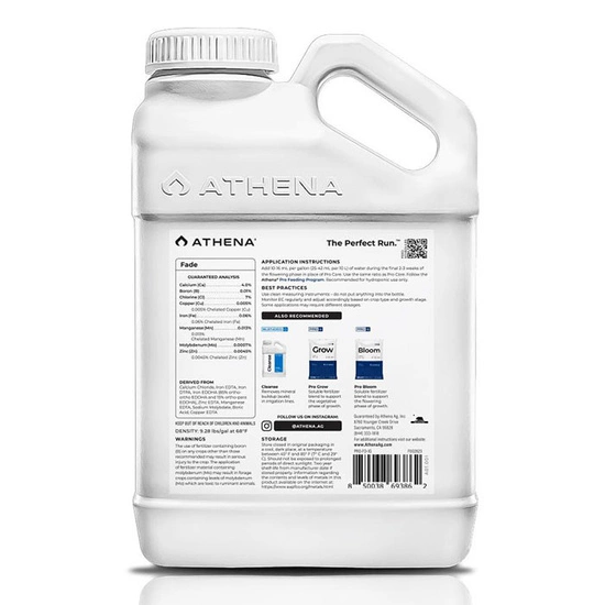 Athena Pro Fade 3,78L / 1gal - nitrogen-flushing fertilizer during flowering phase