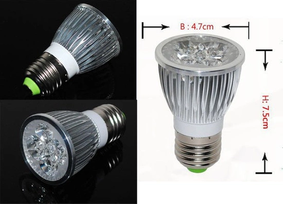 LED lamp 5x3W EPISTAR E27 | complementary light, white