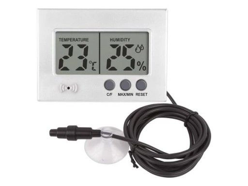 2measure  Weather station electronic thermometer, hygrometer with the external sensor