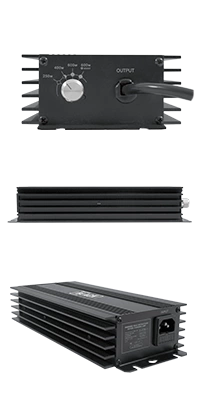 Complete HP Set 600W - ELECTRONIC BALLAST LUMII BLACK 600W  + Osram PlantaStar DUAL 600W + reflector + cable