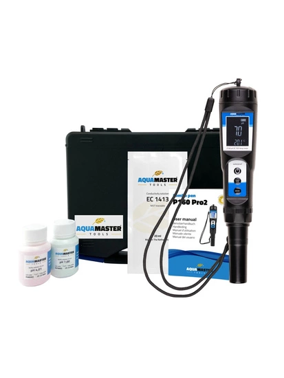 Aqua Master Tools P160 Pro 2 Combo pen - miernik pH, EC, TDS, PPM i temperatury