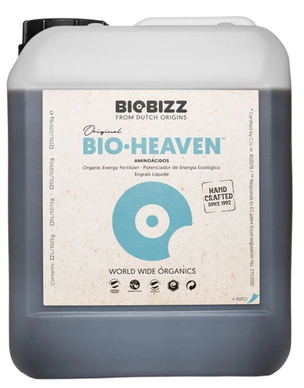 Biobizz BioHeaven 10L fertilizer - organic growth and flowering stimulator