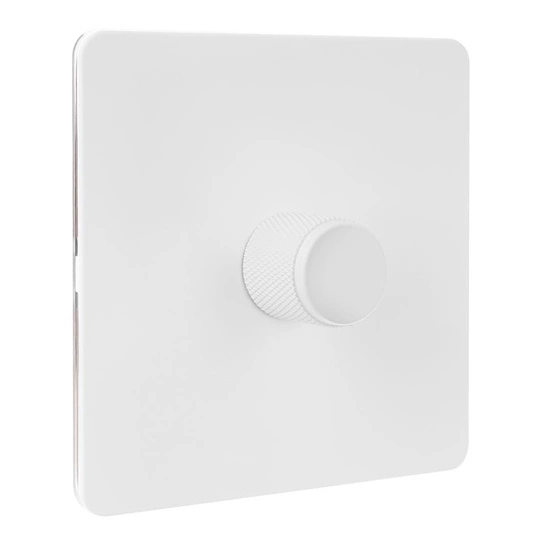 VERTICANA® WALL DIMMER 1-WAY WHITE - wall-mounted dimmer, single switch 