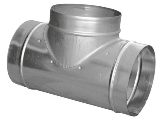 Ventilation tee with 250mm flange - for ventilation system
