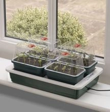 Garland electric propagator with heating - 4 trays Garland FAB4 37 x 22 x h18.5 cm