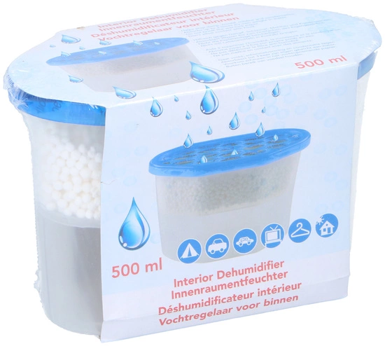 Dehumidifier 500ml moisture absorber in the bucket