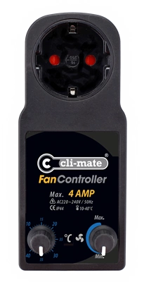 Cli-mate Smart AC-2010D 4A fan controller with temperature sensor