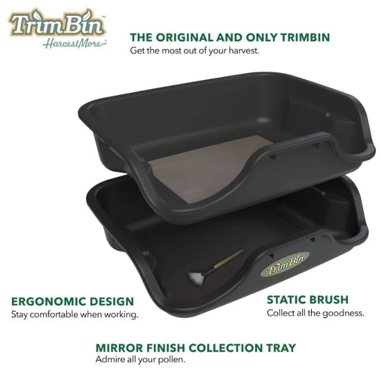 TrimBin Compele Set - Taca do trymowania kwiatów i ziół na sucho 48x30x15cm