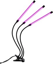 HERBGARDEN Clip on grow LED 30W Triple - lampka do doświetlania roślin