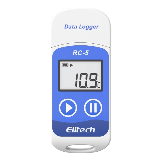 Elitech Przenośny rejestrator temperatury USB RC-5 z ekranem | data logger