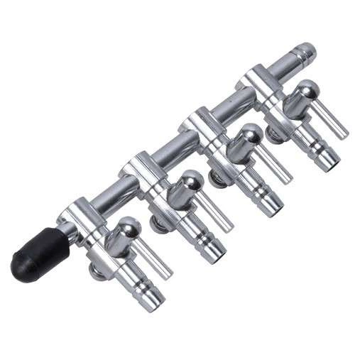 Czterodrożny rozdzielacz powietrza 4 x 6mm do pomp napowietrzania